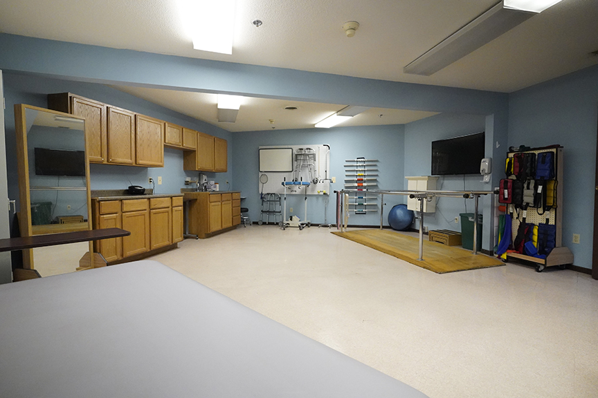 Physical Therapy Room with equipment- Arbors at Mifflin